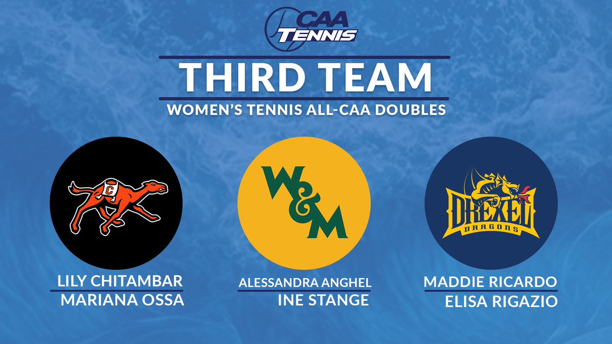 🎾 Take a look at the Women's #CAATennis Third Team All-CAA Doubles 

bit.ly/3wrVkwj