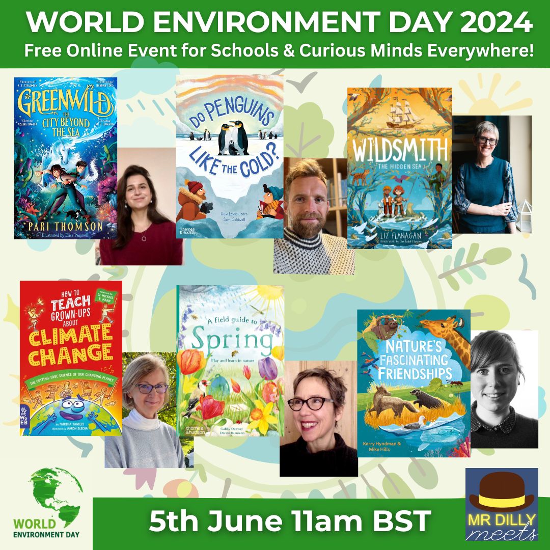 👋#Schools! #Teachers! #Librarians! 👀Learn, explore and discover more about #WORLDENVIRONMENTDAY2024 in my free online event @PariThomson @polarworld @lizziebooks @PStoneDaniels #GabbyDawnay @kerryhyndman ➡️Join us 11am 5/6 tinyurl.com/mu79yys7 #edutwitter #environment