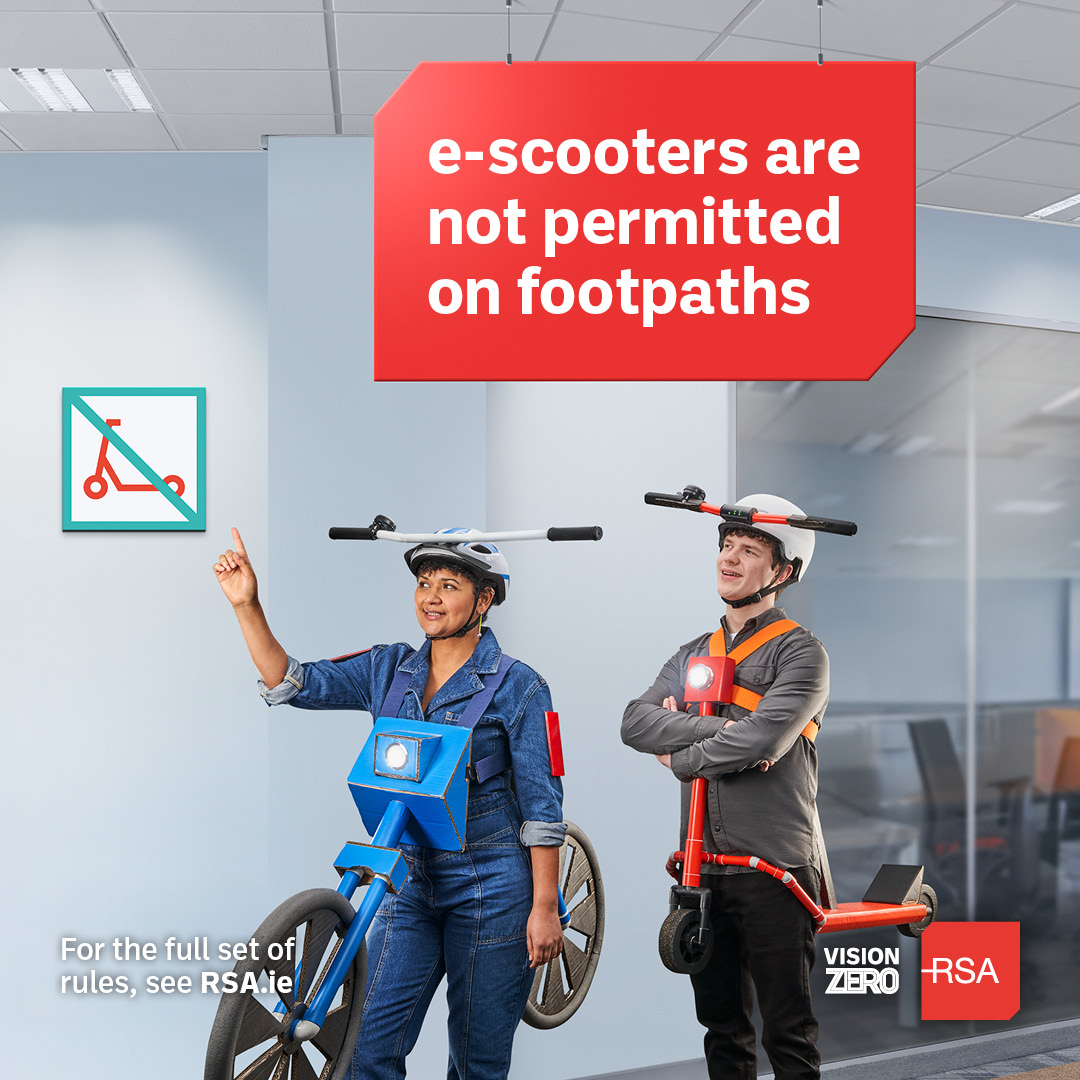 RSA launches high-profile e-scooter campaign aimed at educating the public about the safe use of e-scooters. bit.ly/3UGUxj8 🔗