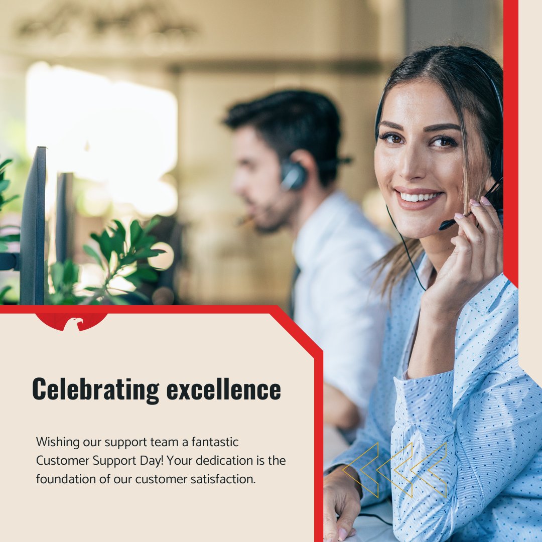 Here is to the unsung heroes of our customer support team. Happy International Customer Support Day. Your dedication, patience and expertise are truly appreciated.

#CustomerSupportDay #CustomerServiceHeroes #CustomerSatisfaction #DedicatedProfessionals #SupportingCustomers