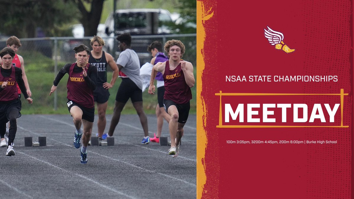 🏃‍♀️MEET DAY🏃‍♂️

Day 1 of the State meet is here! Time to show up and show out for our team!

📍Burke High School
📆May 15th
⏰Field Events-9:00am | Running Events-1:30pm
🔗 results.blacksquirreltiming.com/meets/37803
📺 nfhsnetwork.com/associations/n…
🎟️ gofan.co/app/school/NSAA