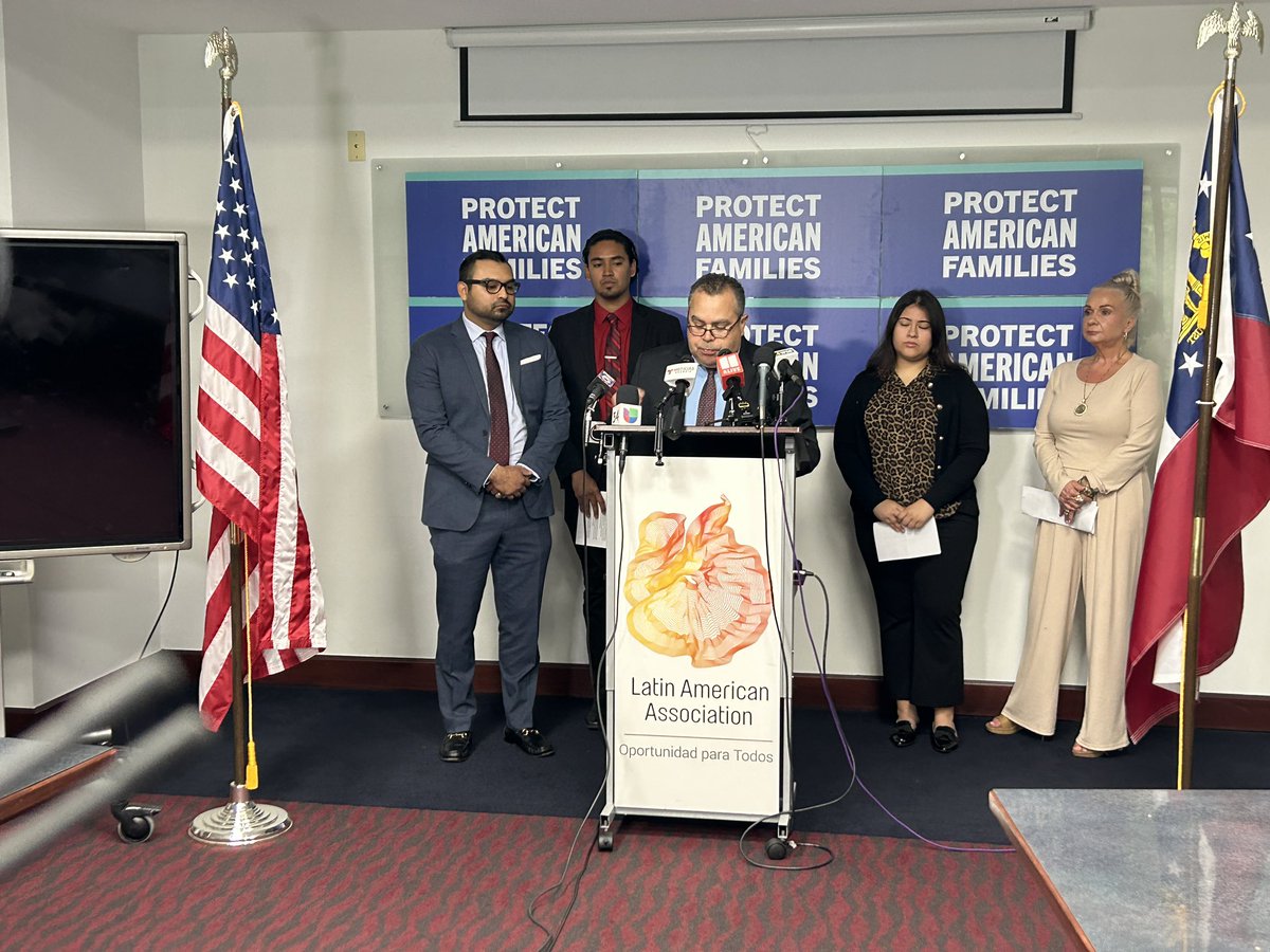 #RightNow, representatives with the Latin American Association and the Georgia Hispanic Chamber of Commerce are urging the federal government to step in to provide more protections for undocumented individuals in the U.S. @11AliveNews