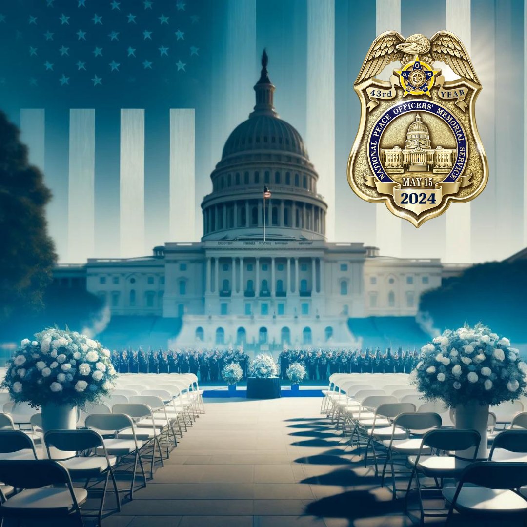 Today, we honor the brave men and women who have made the ultimate sacrifice in the line of duty at the National Peace Officers Memorial Service. Hosted by the National Fraternal Order of Police, this solemn occasion reminds us of the courage, dedication, and selflessness of our