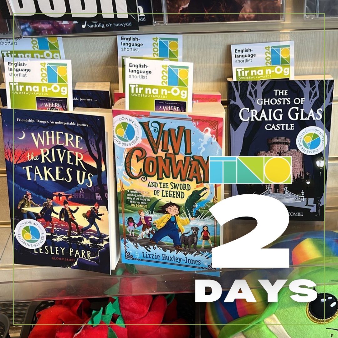 ✨The winner of the English-language Tir na n-Og Award will be announced in two days at the
@CILIPinWales conference.

📚Bookshops across Wales have created brilliant displays showcasing the shortlisted titles.

📚Pop into your local bookshops today!

#TNNNO2024 #ChooseBookshops