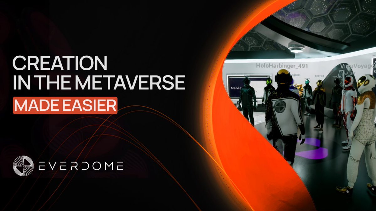 Making creation in the metaverse easier & faster with these latest improvements to our builders UI.🛠🥽 Discover more on how to build & invite an audience to your own interactive corner of the metaverse today.👇 everdome.io/news/improving… #ImagineTheMetaverseDifferently