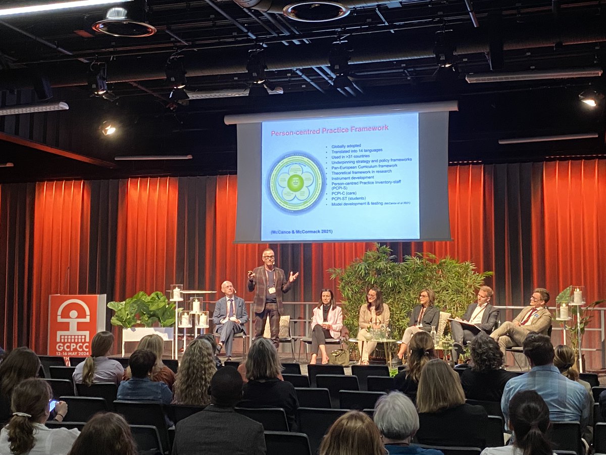 Towards the State of the Science of Person-centred Care. Today at GCPCC 2024. Brendan McCormack, Axel Wolf, Inger Ekman, Viktoria Stein, David Edvardsson, Maria Santana and Joakim Öhlén. #IntegratedCare #PersonCentredCare #PersonCenteredCare #healthcare #vitalis2024 #gcpcc2024