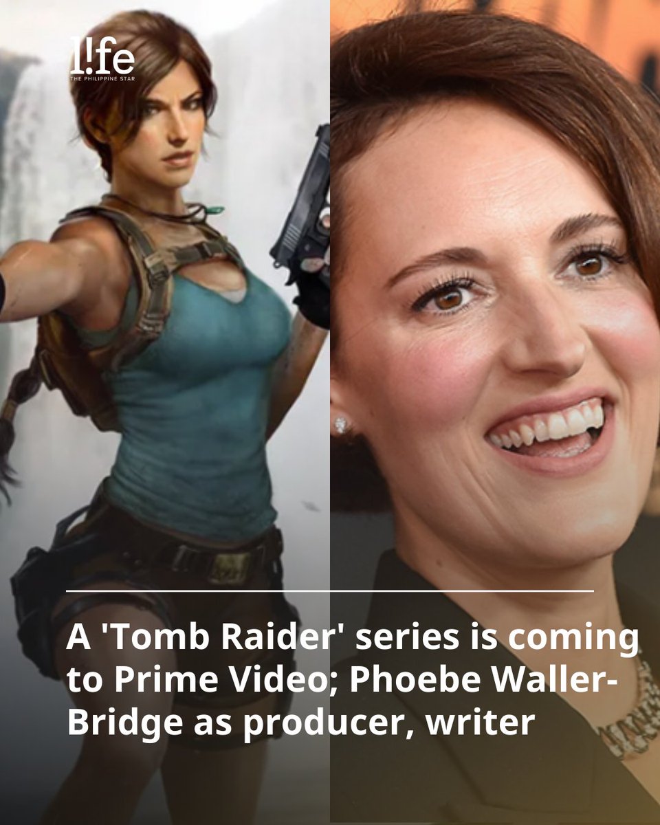 The upcoming show will be based on the video game franchise on the adventures of archaeologist Lara Croft. It will be produced by Amazon together with the game's developer Crystal Dynamics. READ: tinyurl.com/msb3yz3f