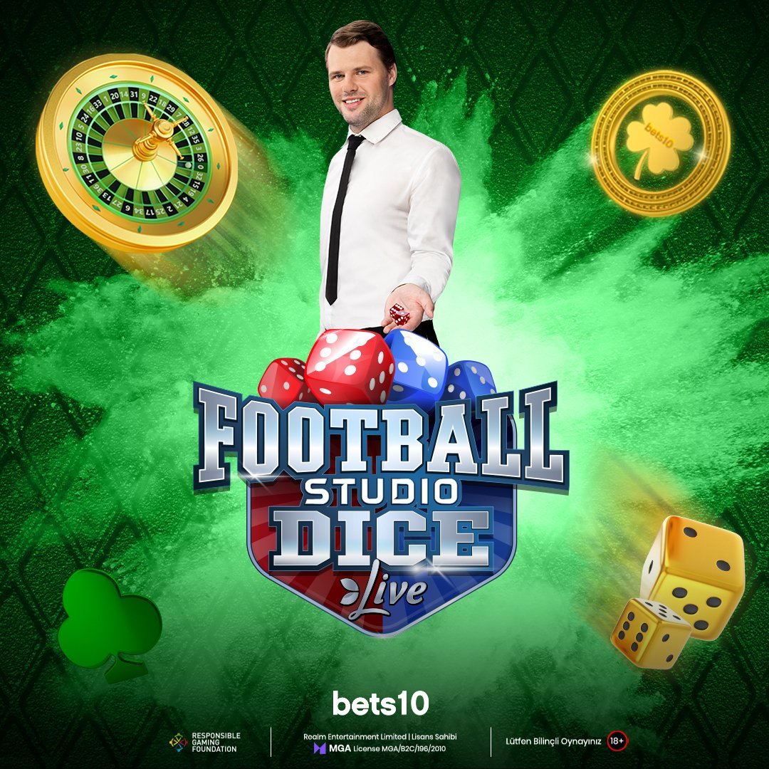 ⚽Football Studio Dice Live ile kazanmaya var mısın? Futbol severlerin   skorlarının zar sallanarak belirlendiği bu benzersiz oyunu mutlaka Bets10   Casino'da deneyin! Bets10 Casino   Giriş: bit.ly/48nkutI