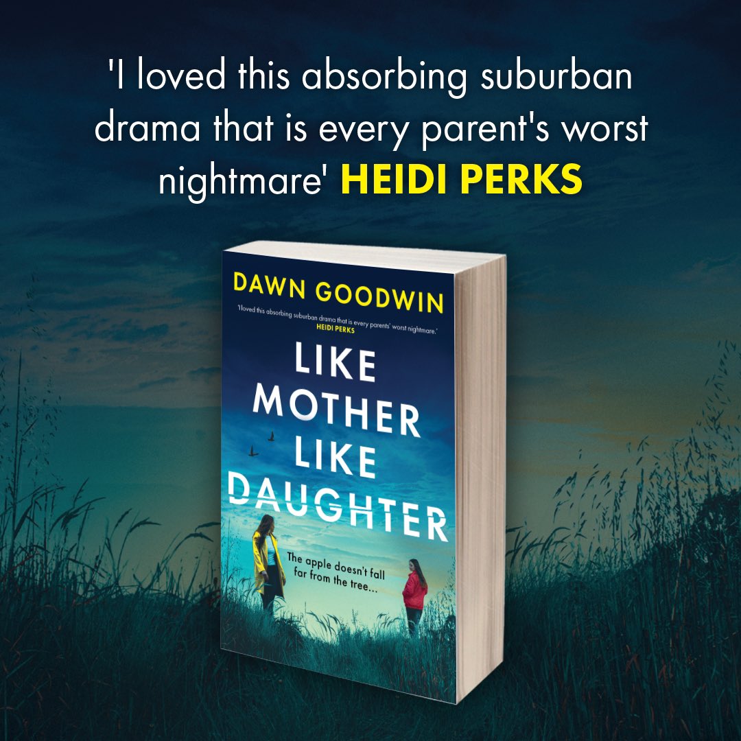 📚#BookReview📚 Today is my spot on the #BlogTour for #LikeMotherLikeDaughter by @DGoodwinAuthor 3.5⭐️💫 Mothers know best and the apple doesn’t fall far from the tree but just how well do they know their daughters? Full Review in thread below #BookTwitter #Bookblogger