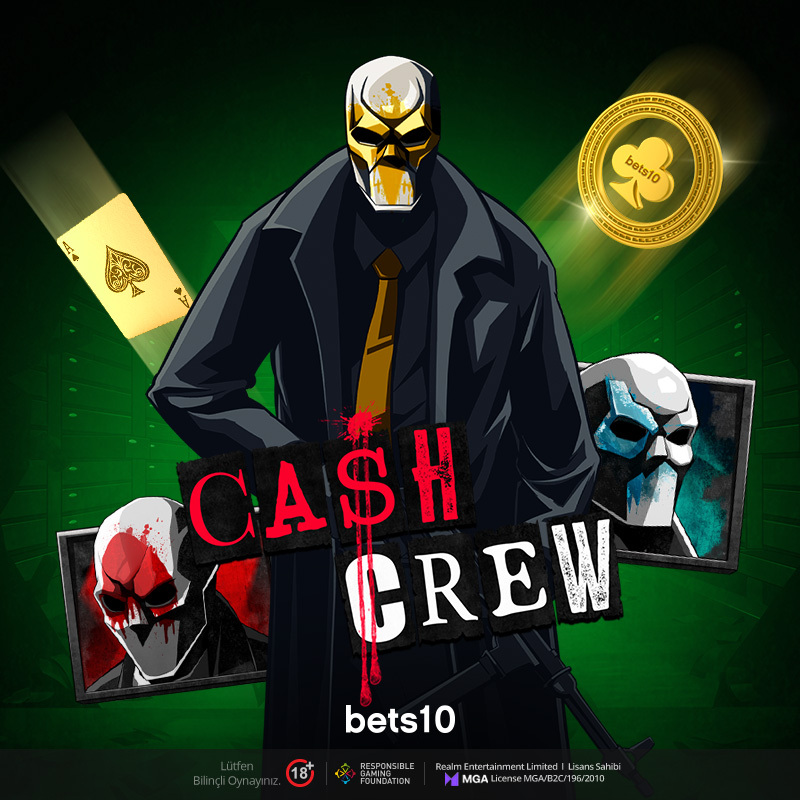 💥Yeni slot oyunu Cash Crew ile Bets10 Casino'da nakit ödülleri kazanmak çok   kolay. Hemen oyna ödülleri kazan. Bets10 Casino Giriş: bit.ly/48nkutI