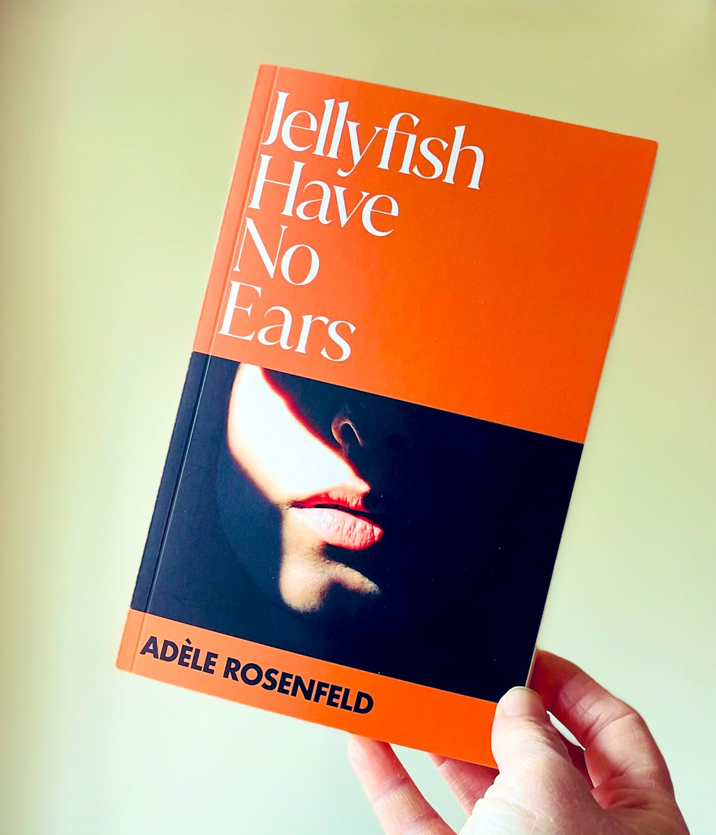 Thank you so much to Myrto and @maclehosepress for my copy of #JellyfishHaveNoEars by Adèle Rosenfeld tr. by @J_Zuckerman Louise is offered a cochlear implant which would give her synthetic hearing - but it would mean losing her natural hearing, and the world she has known.