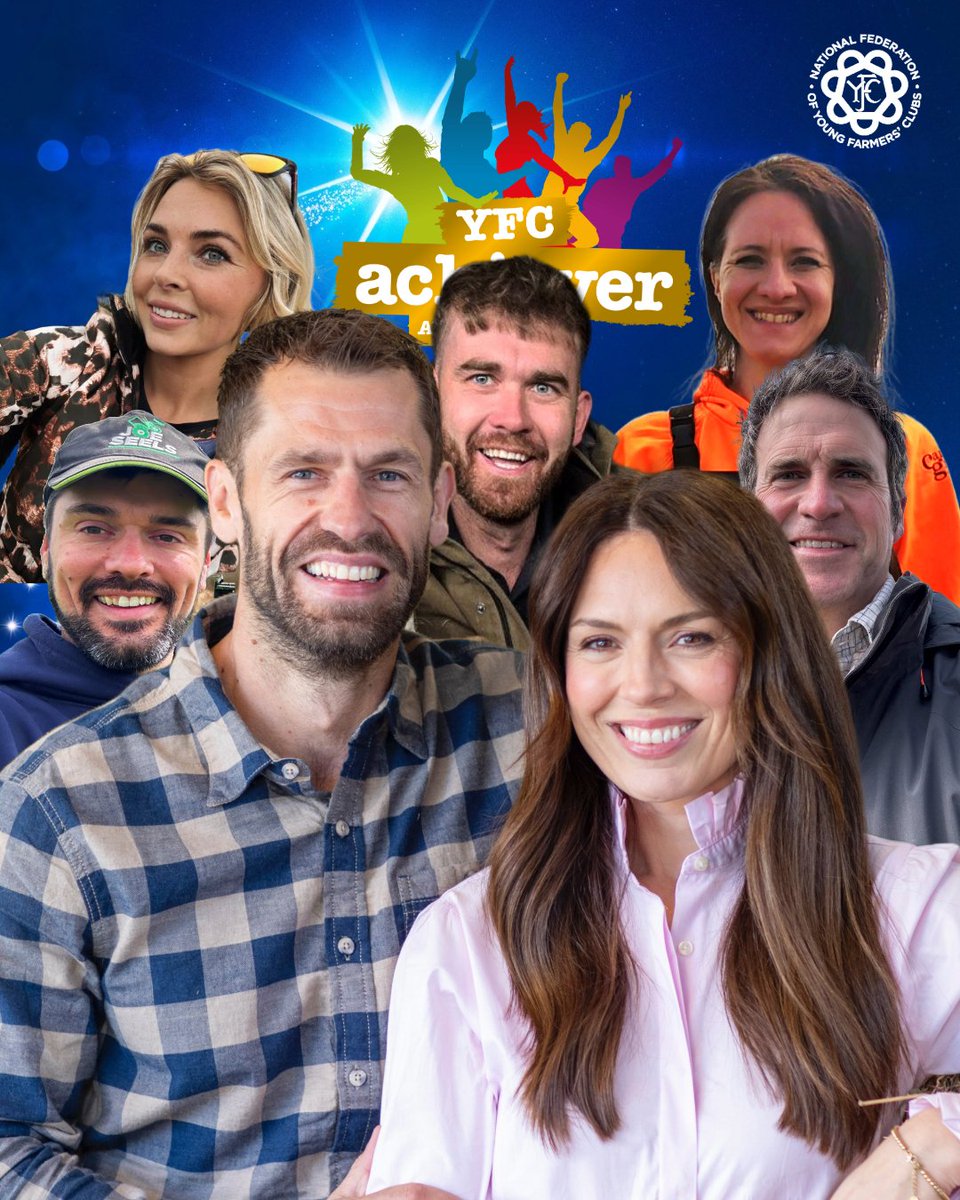 Excited to share our line up of judges for the 2024 #YFCAchieverAwards! Brilliant to have @kelvin_fletcher and wife Liz involved, as well as @ThatWelshFarmer @bentheoandrews, Joe Seels, @HanAlffriends, Holly Atkinson and more... See the full line-up nfyfc.org.uk/yfc-achiever-a…