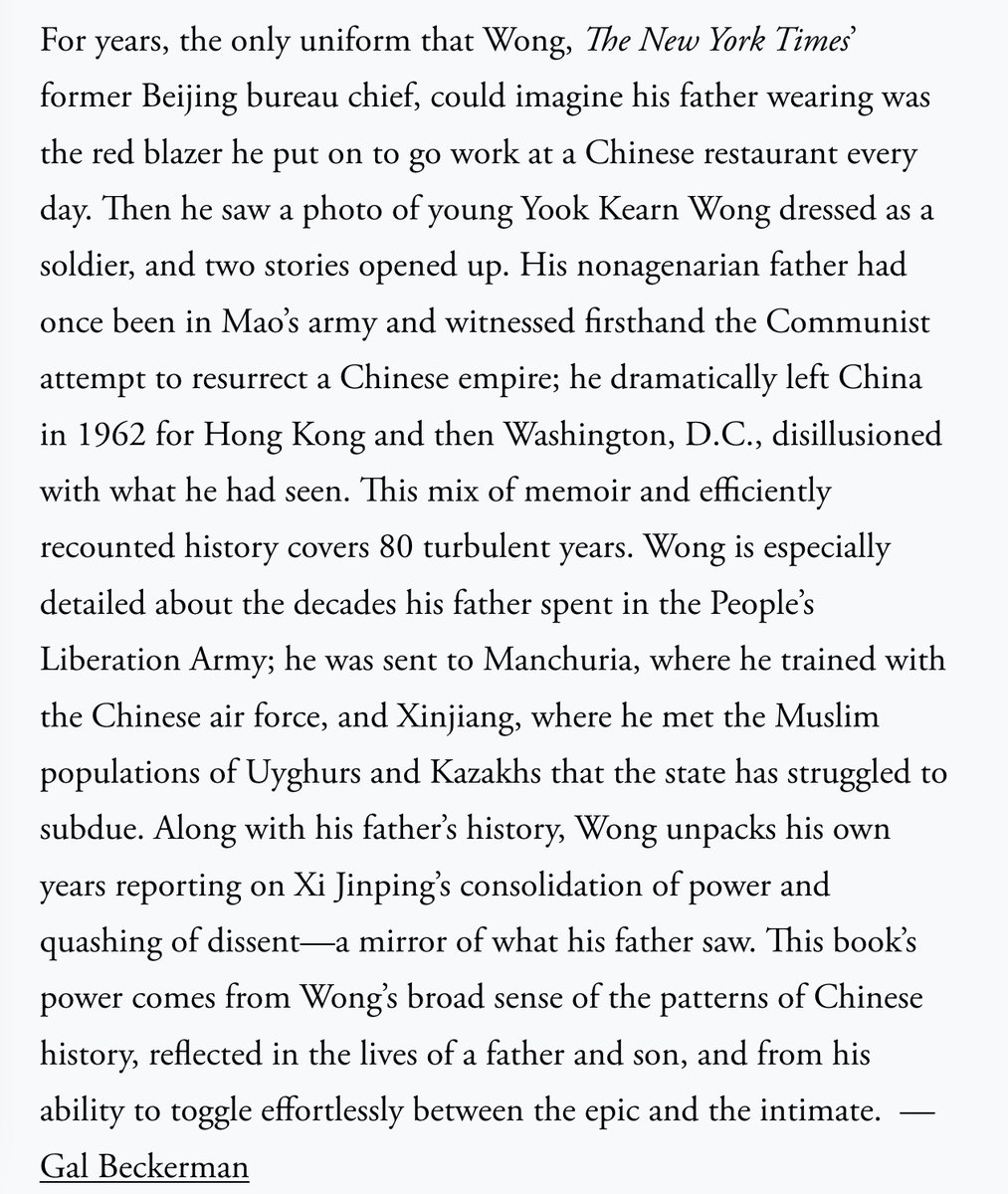 At the Edge of Empire is on The Atlantic's list of 25 summer reads! 'This book’s power comes from Wong’s broad sense of the patterns of Chinese history...and from his ability to toggle effortlessly between the epic and the intimate.' Out 6/25. Order here: penguinrandomhouse.com/books/602734/a…