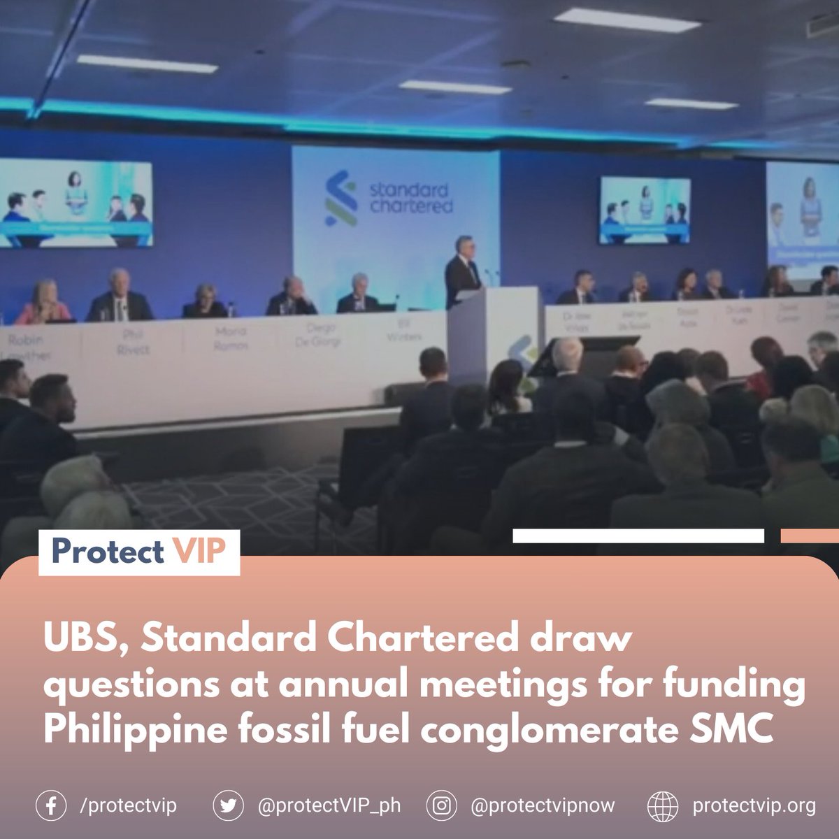 Protect VIP and other groups call on international banks and financial institutions to stop funding fossil gas projects in the Philippines.