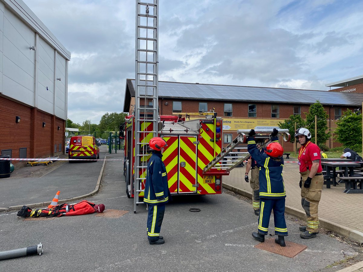 On Monday, we headed over to Loughborough College to deliver a Have a Go day for the Public Services students. This was a great opportunity for students to learn more about the physical requirements of becoming a Firefighter! Thank you for having us @LouCollPService