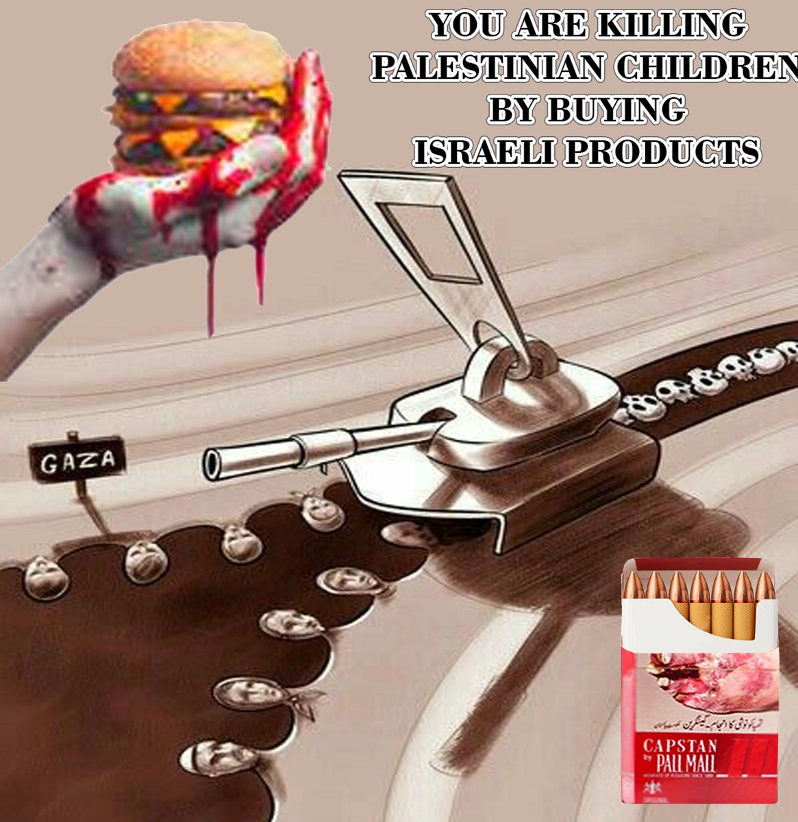 U r killing Palestinian children by buying Israeli products !
#فری_فلسطین