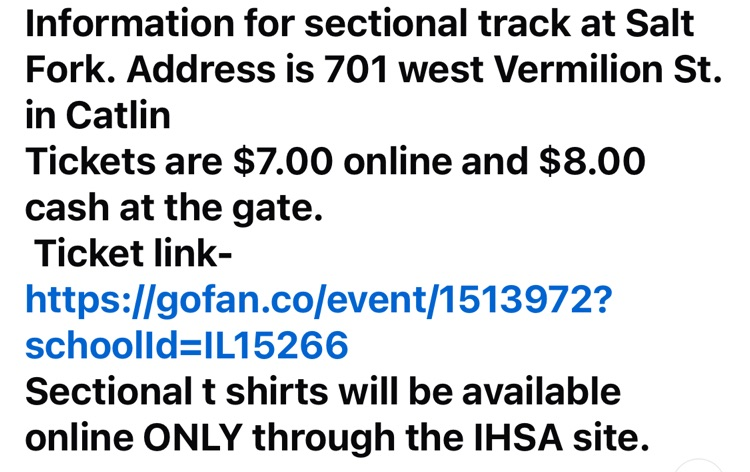Sectional Track info