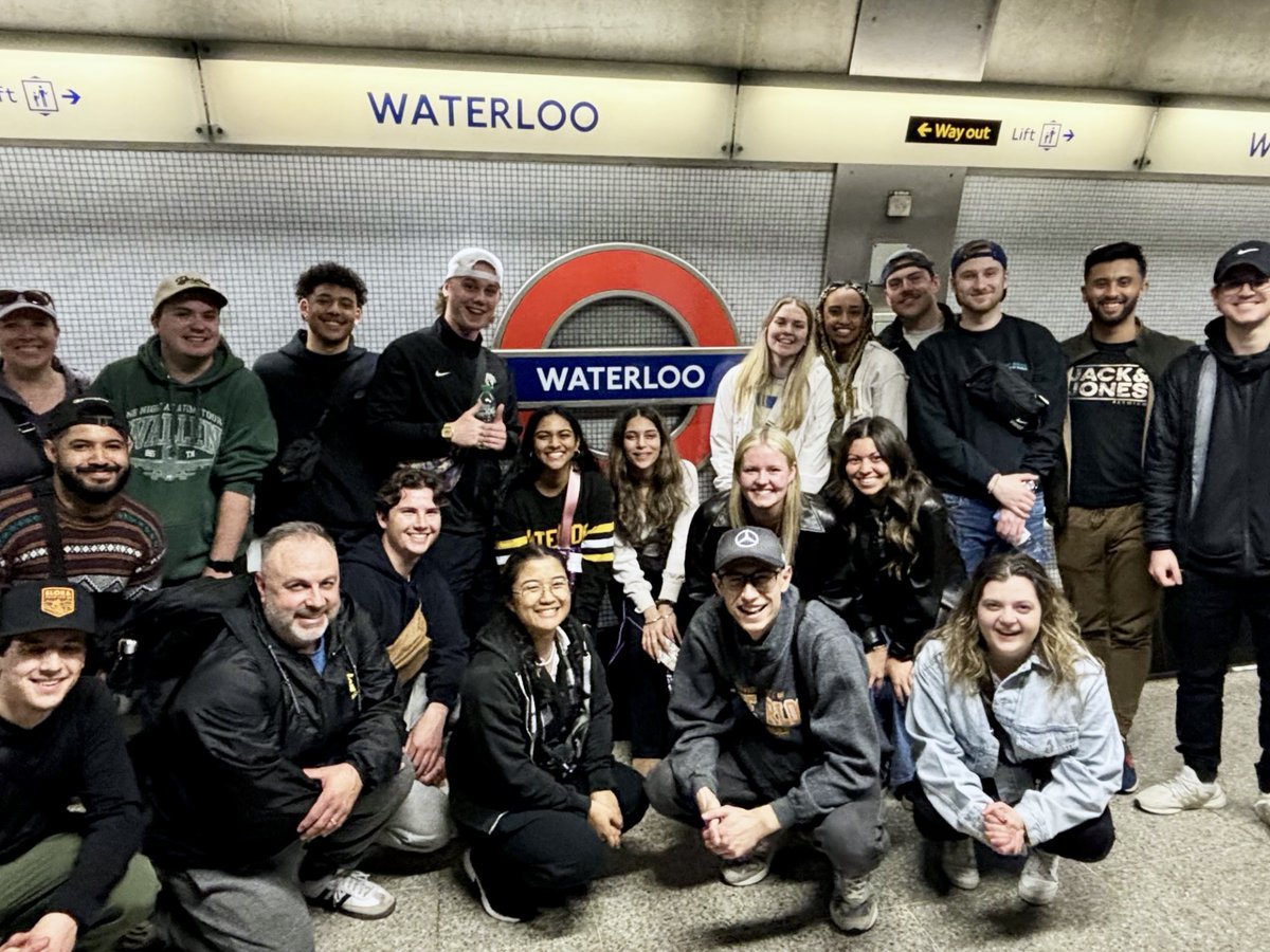 The REC 472 class has safely touched down in London, England for their 8-day study abroad adventure! We are so excited to see more photos of their travels in the coming days, and hope they have a blast! ✈️ #UWaterlooProud
