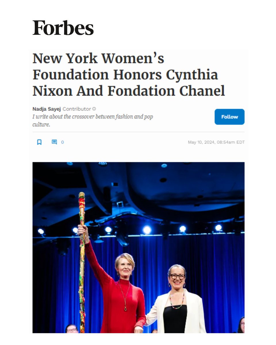 Featured in @Forbes! 🌟 Read all about the inspiring moments from our 2024 #CelebratingWomenBreakfast and continue the celebration! 🔗 forbes.com/sites/nadjasay…