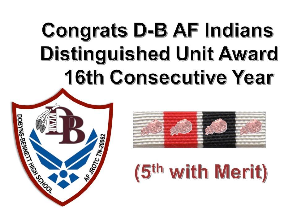 KCS_DBHS's tweet image. Distinguished Unit Award 16th Consecutive Year. edl.io/n1926827