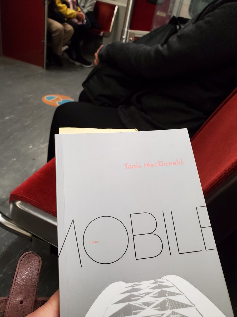 'Jane floated down the 400 to land in Sibelius Park, she's the love child of Kip and Hannah, she's every girl lost on a Girl Guide trip who turned into a bear at the mouth of the Humber.' #TodaysPoem #poetry The Birth of Jane in CanLit by Tanis MacDonald from Mobile (2019)