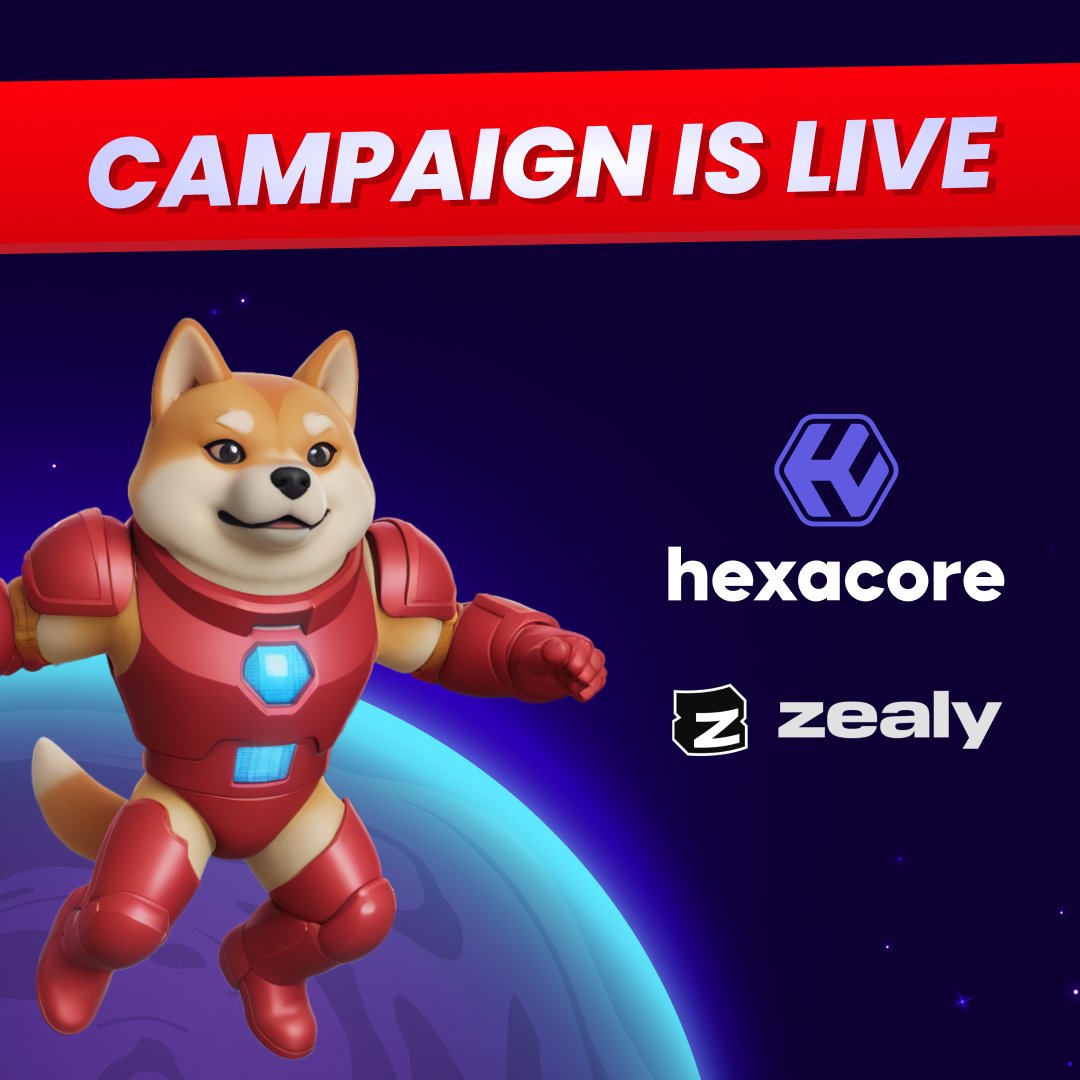 ZEALY CAMPAIGN IS NOW LIVE! 🚀

Complete quests and earn more points to get a bigger share of $HXC airdrop! 

💰 Rewards: 1 XP = 1 AGO Airdrop point

➡️ zealy.io/cw/hexacore