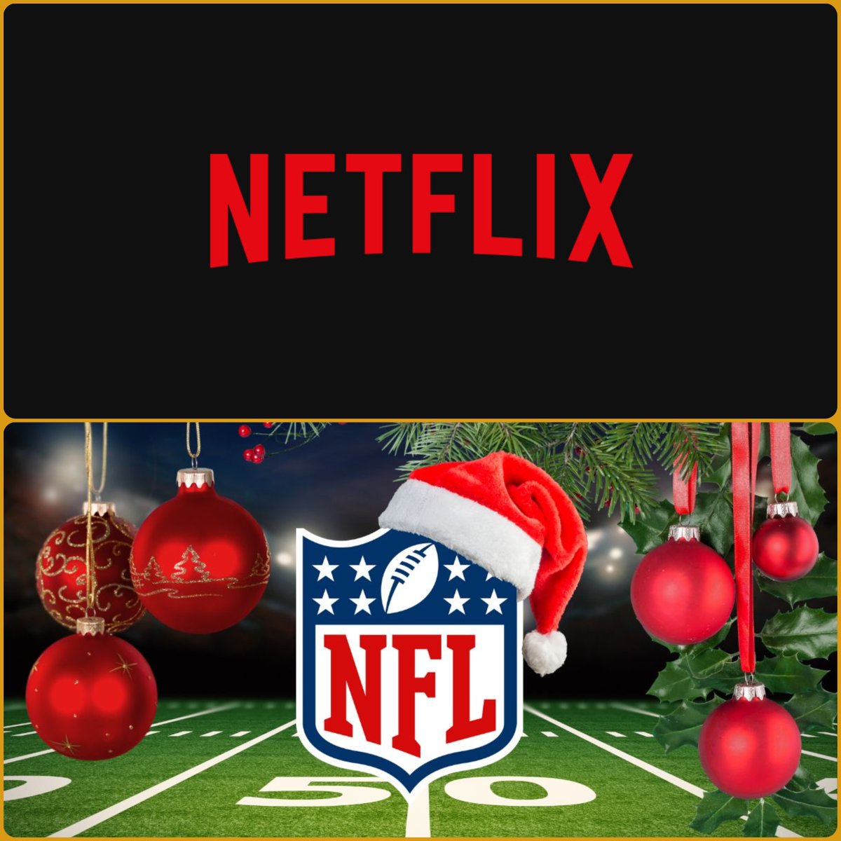 Netflix is finalizing a deal to acquire exclusive rights to stream both NFL games on Christmas Day this upcoming season, per Bloomberg. 

Netflix is expected to purchase the package for less than $150 million per game.