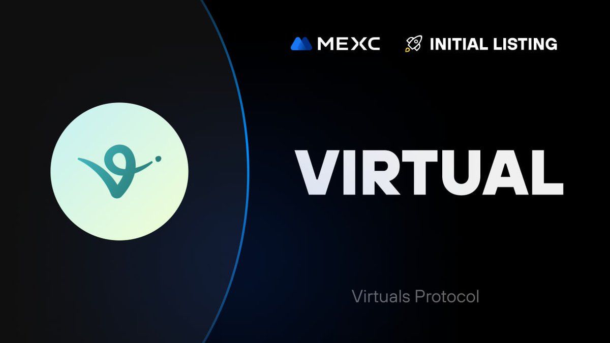 We're thrilled to announce that the @virtuals_io Kickstarter has concluded and #VIRTUAL will be listed on #MEXC! 🔹Deposit: Opened 🔹VIRTUAL/USDT Trading in Innovation Zone: 2024-05-15 14:00 (UTC) Details: mexc.com/support/articl…