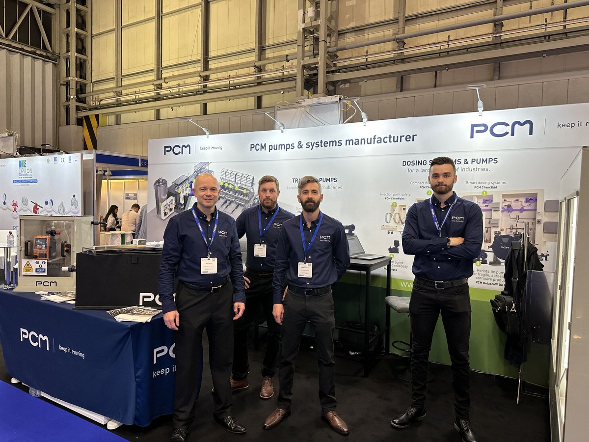 PCM_communicate's tweet image. Find our UK team at CHEMUKEXPO today and tomorrow (15-16 May)!

You can meet them Hall 1 D12.

#CHEMUK #chemical #chemicals #chemikalindustry #pumps #pumpingsolutions