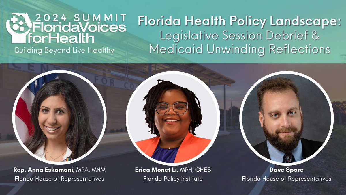 NEXT WEEK! Our Summit will kick off with an update on health care outcomes of the 2024 Legislative Session. Experts will discuss new policies & we'll hear from Floridians who wrongfully lost coverage during the PHE unwind. Register at FVHsummit.org. #FightLikeHealth24