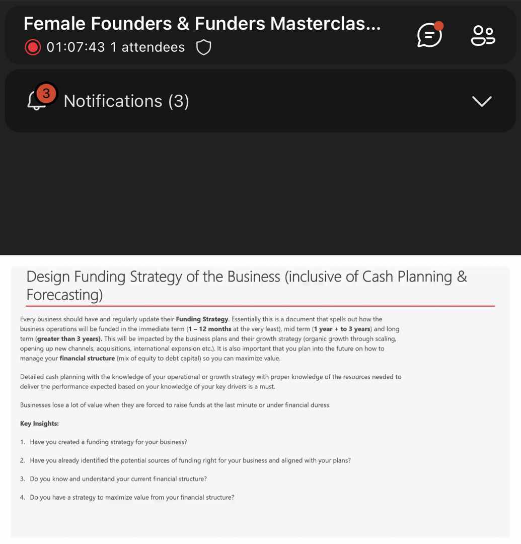 This Masterclass hosted by @lagosinnovates and @LSETF has been an eye opener frrr !!

Can’t wait to implement all I’ve learned as we launch @Felbeth_ in the coming days 🔥

#Femalefounders
