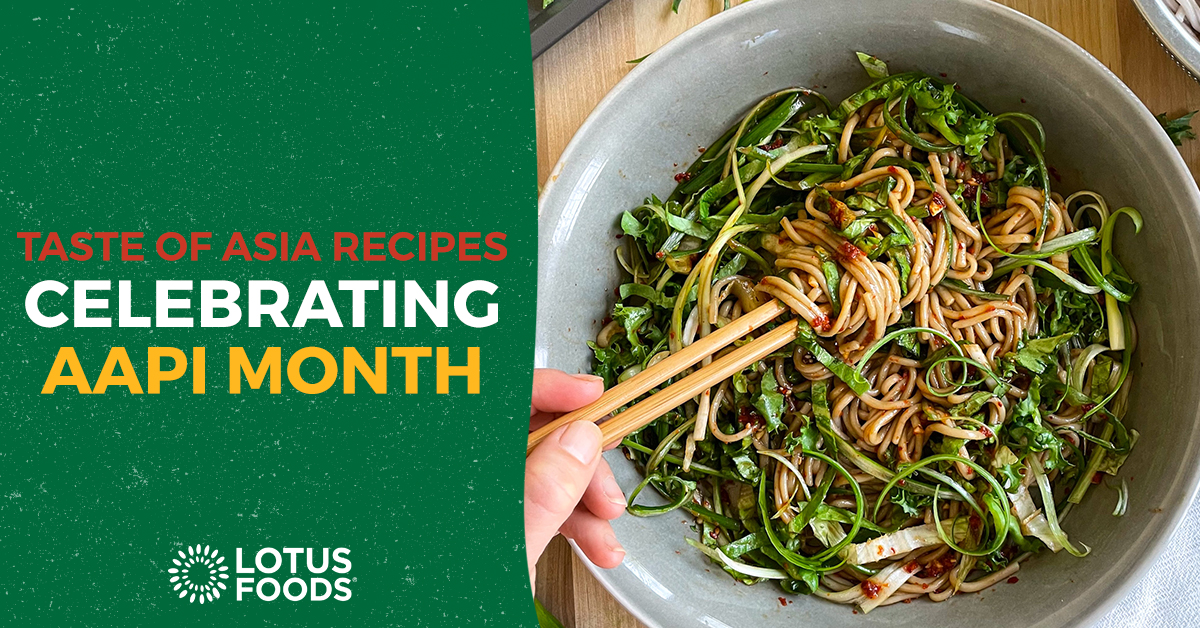 #AAPIMonth pays tribute to the generations of Asian &amp; Pacific Islanders who have enriched America's history and are instrumental in its future success. To celebrate, we're highlighting authentic recipes you'll want to try 👉🏿 bit.ly/3WGWPBb #lotusfoods #AAPIHeritageMonth
