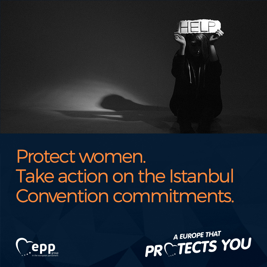 We promised, we delivered. 

The EPP Group led EU accession to the #IstanbulConvention! 

For the first time, we will have a legally-binding international treaty to fight violence against women.  

Read more: epp.group/qwertysd
#EuropeProtects #EndVAWG