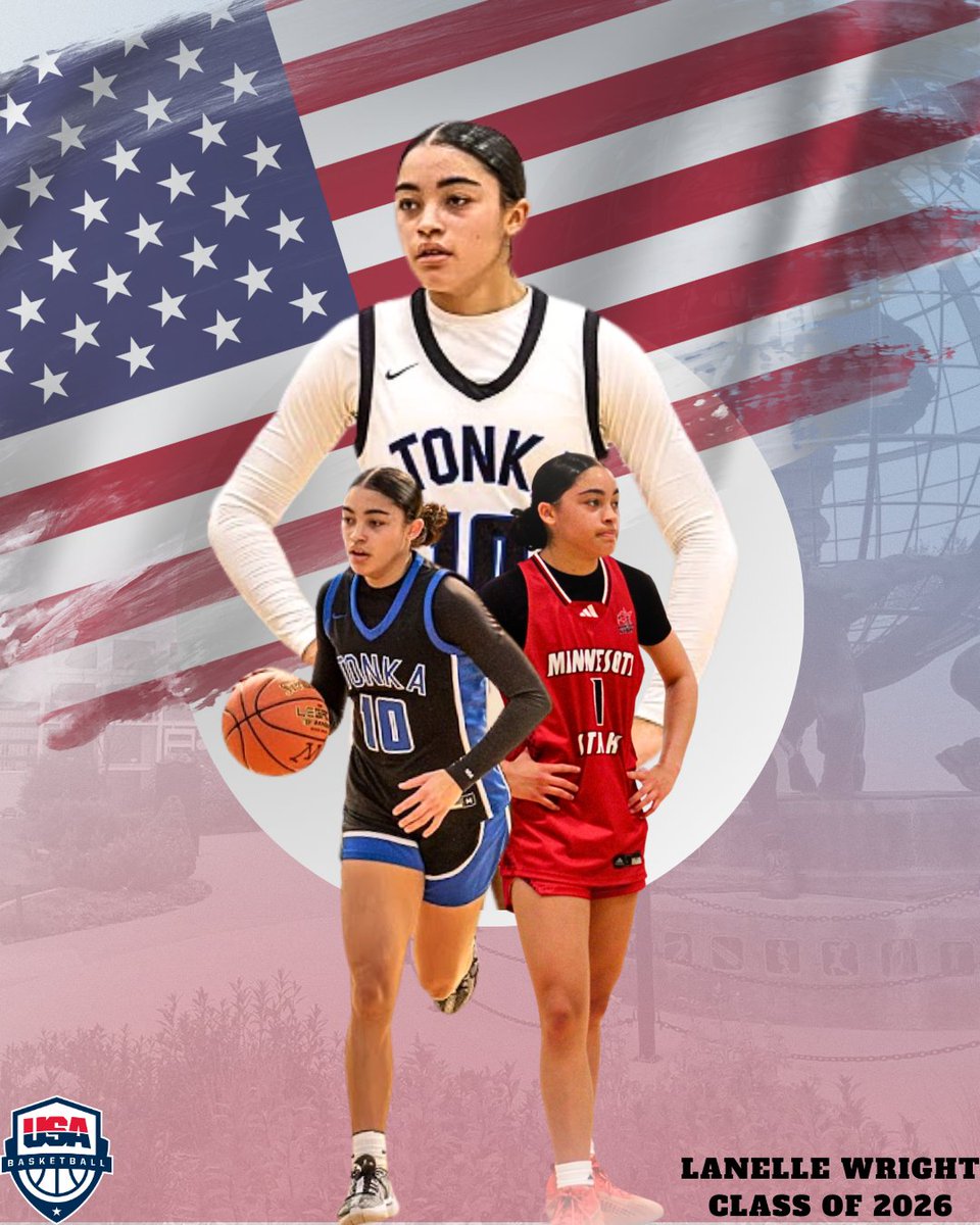 I am blessed and honored to be 1 of 44 players to be invited to participate in the @usabasketball trials. I am looking forward to the experience. @MtkaGHoops @MinnesotaStars @MNStars2026