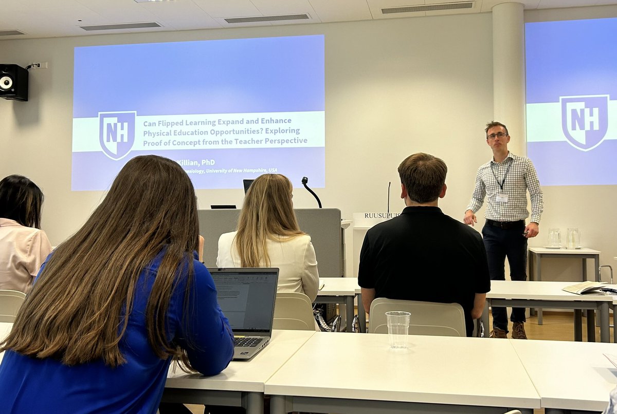 Jordan Wintle (@jordanwintlepe) on Twitter photo What a thought-provoking <a href="/aiesep/">AIESEP</a> 2024 symposium on digitech in PE and PETE. Big thanks to <a href="/oveover/">E007EZG</a>, <a href="/Julia_Sargent/">Dr Julia Sargent</a>, <a href="/acalderon_pe/">Antonio Calderón</a> and <a href="/chadkillian1/">Chad M. Killian</a> for the superb insight into entangled pedagogy, VR lesson observations, and flipped learning. What a thought-provoking <a href="/aiesep/">AIESEP</a> 2024 symposium on digitech in PE and PETE. Big thanks to <a href="/oveover/">E007EZG</a>, <a href="/Julia_Sargent/">Dr Julia Sargent</a>, <a href="/acalderon_pe/">Antonio Calderón</a> and <a href="/chadkillian1/">Chad M. Killian</a> for the superb insight into entangled pedagogy, VR lesson observations, and flipped learning.