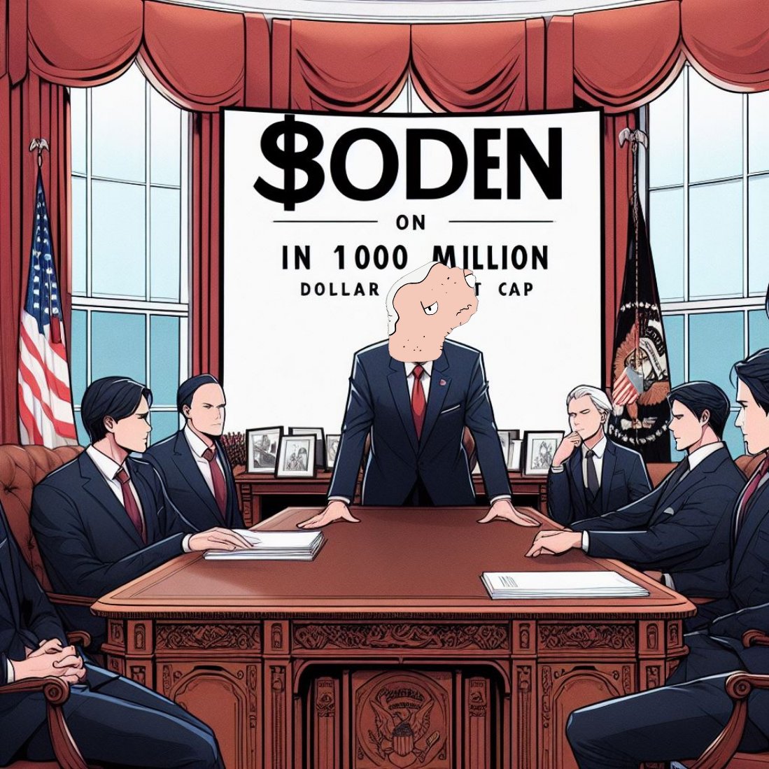 What's the mission president!! $Boden to $100,000,000 #BasedBoden #AIBoden