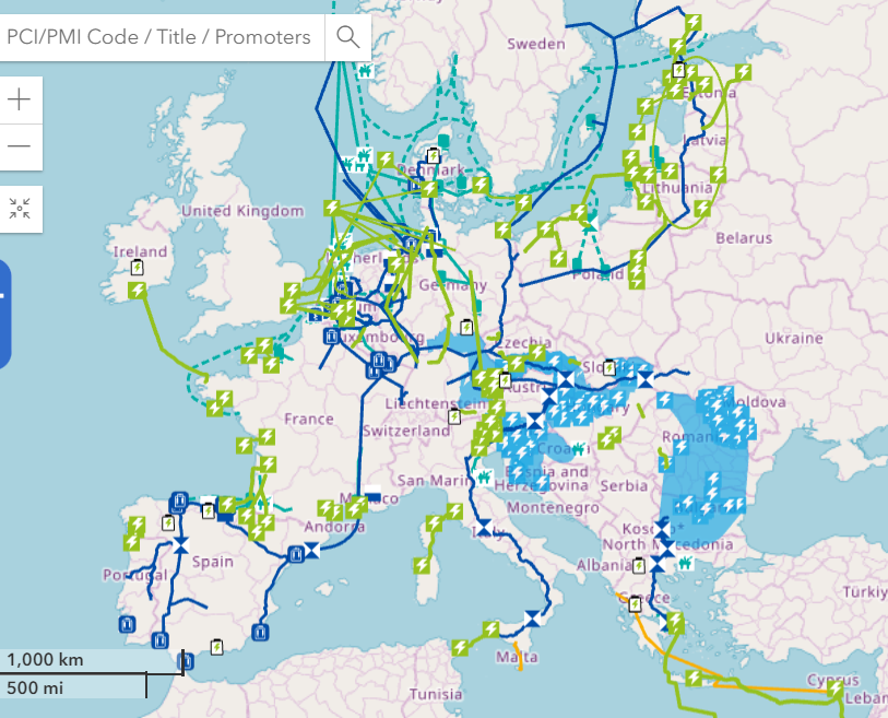 We've updated the Transparency Platform with the new data on the 1⃣6⃣6⃣ projects in the first #EU list of #PCIs & #PMIs.

Check the details of the projects, including location, technical description, duration and societal benefits.

👉 cinea.ec.europa.eu/news-events/ne…

#CEFEnergy #EU