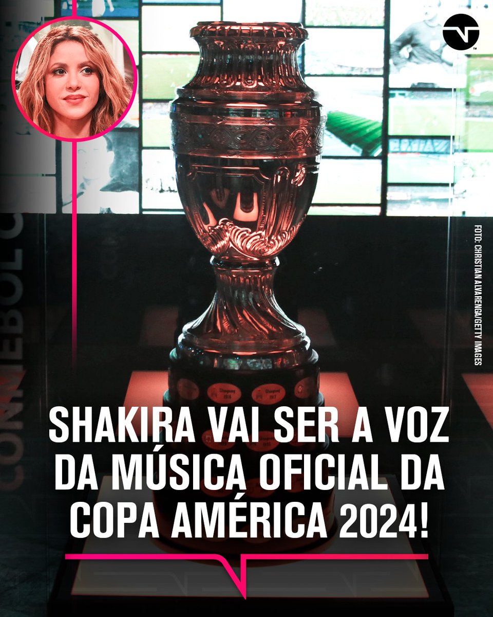 Shakira e futebol a gente só consegue pensar em uma coisa: WAKA-WAKA Ê Ê 🎶🎵! Será que a música da #CopaAmérica2024 vai superar a da Copa do Mundo de 2010?
