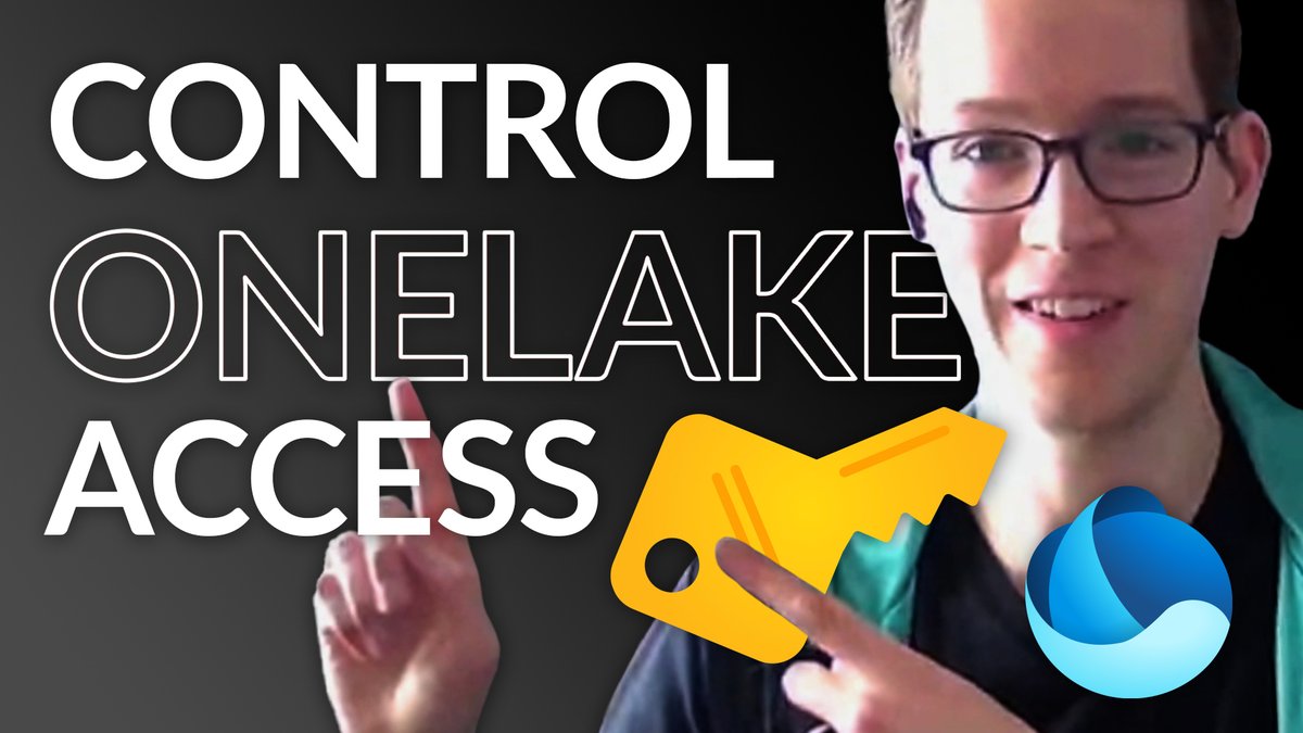 Learn how to control access to #OneLake data the right way in #MicrosoftFabric with these security tips. Keep your data safe and secure with these best practices! Watch on YouTube - guyinacu.be/onelakeaccess