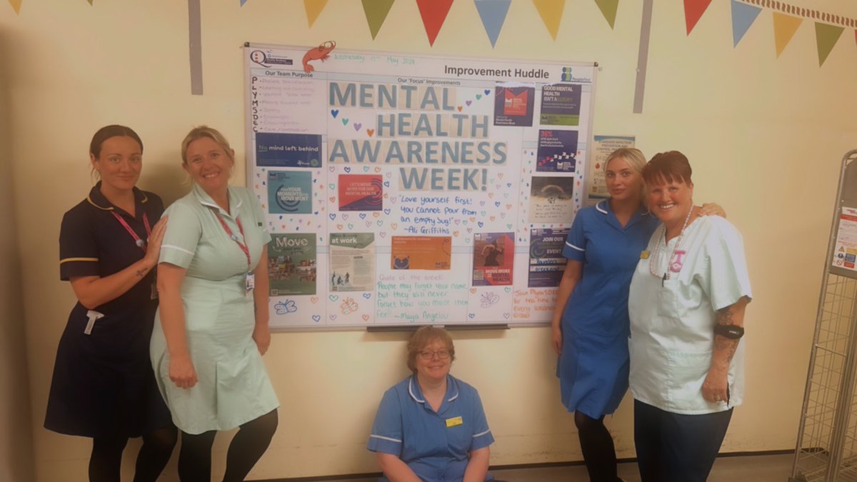 Plym SDEC Mental Health Awareness Week!  

#mentalhealthawarenessweek #plymsdec #UHP