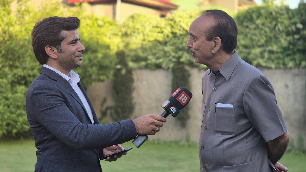Srinagar: Exclusive Interview with @DPAP_office Chairman @ghulamnazad coming soon on @News18Kashmir