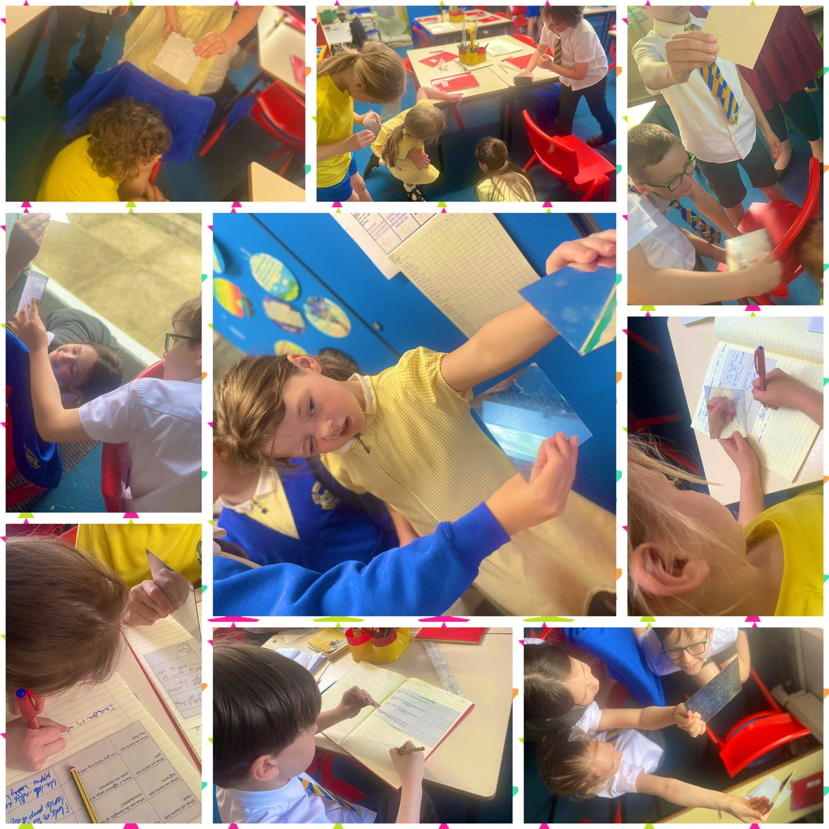 Year 3 have been creating periscopes with mirrors, and investigating how mirrors work. #investigators #scienceisfun #wecanseeroundcorners 🪞