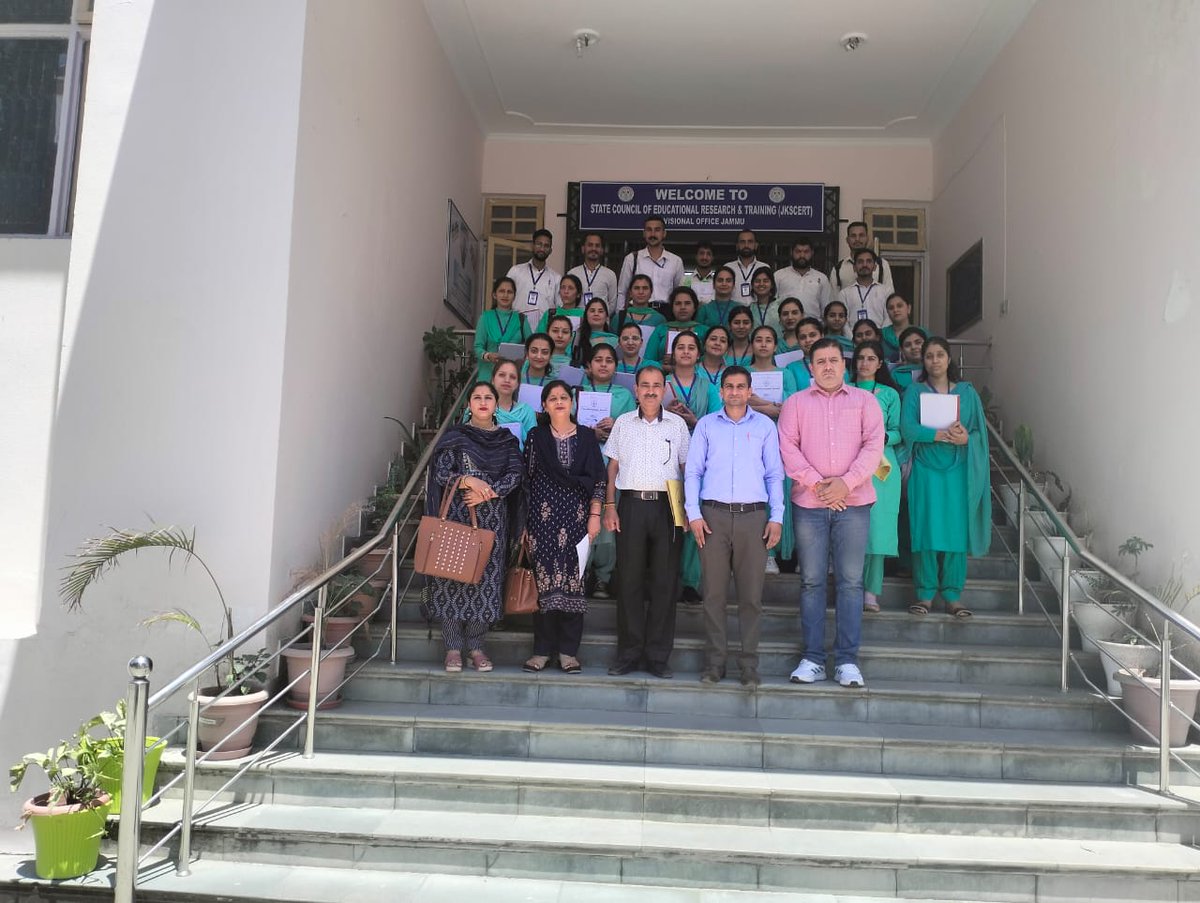 Today B.Ed students from Ramisth College of Education, Basohli, visited the State Council of Educational Research and Training (SCERT) Jammu to gain insights into its organization and functioning. The visit was part of their educational curriculum .