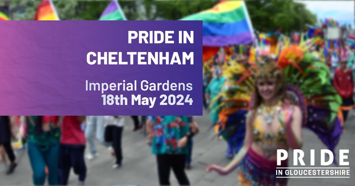 #Cheltenham get your rainbows ready! ❤️🧡💛💚💙💗💜