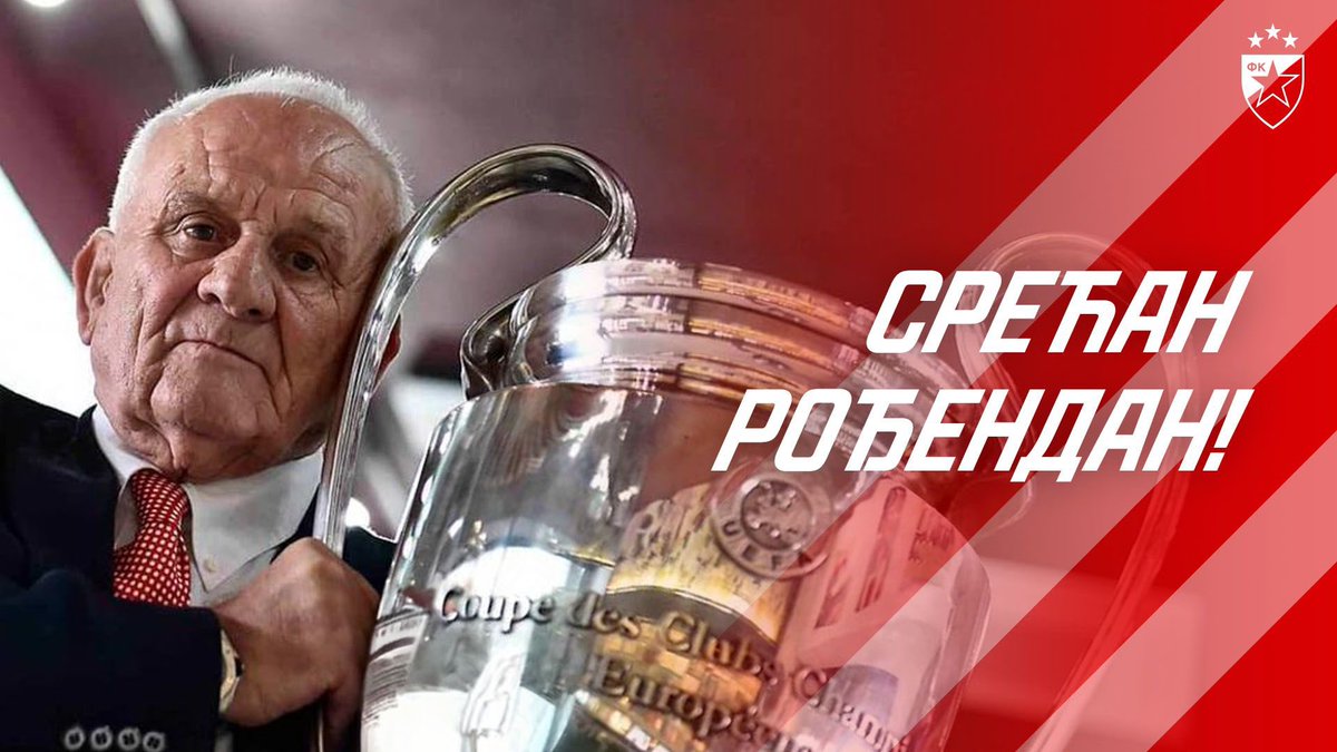 Ljubomir Ljupko Petrović, legendarni trener Crvene zvezde sa kojom je 1991. godine postao šampion Evrope, rođen je na današnji dan 1947. godine u Velikoj Brusnici. U čak tri navrata vodio je naš tim i odveo ekipu do osvajanja 4 trofeja. Srećan rođendan! 🎉 🔴⚪️ #fkcz