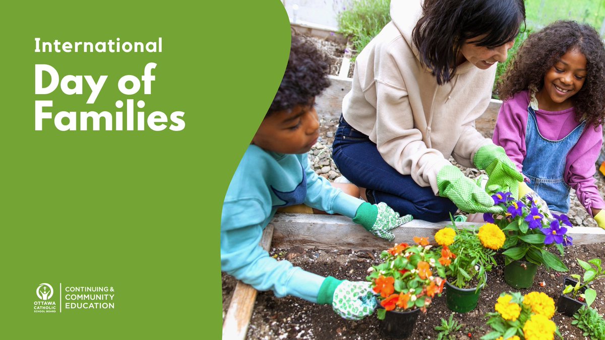 🌱May 15 marks the International Day of Families, and this year's theme - Families and Climate Change aims to raise awareness of the role families can play in climate action. Together, we can foster climate action with education, access to information and community participation.
