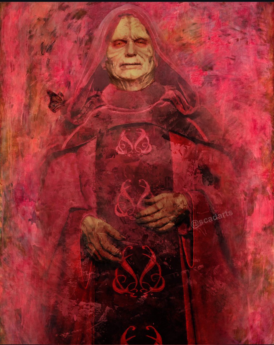 Emperor Palpatine- First Official Royal Portrait Ask and you shall receive Based on King Charles new portrait #starwars #palpatine #starwarsart
