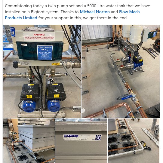 Flowmechltd's tweet image. It&apos;s always nice to receive feedback 😊