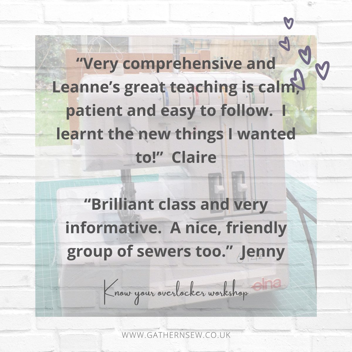 Gather_N_Sew's tweet image. What kind of relationship do you have with your overlocker? Do you need a little assistance? Bring along your overlocker on Tuesday 28th May from 6pm to 9pm and we will help you become best friends. Message me to book your place 💜

#knowyouroverlocker #overlocker #serger