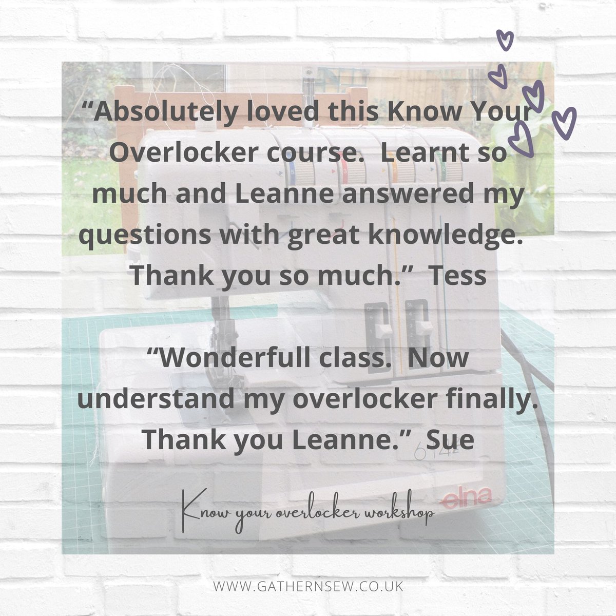 Gather_N_Sew's tweet image. What kind of relationship do you have with your overlocker? Do you need a little assistance? Bring along your overlocker on Tuesday 28th May from 6pm to 9pm and we will help you become best friends. Message me to book your place 💜

#knowyouroverlocker #overlocker #serger